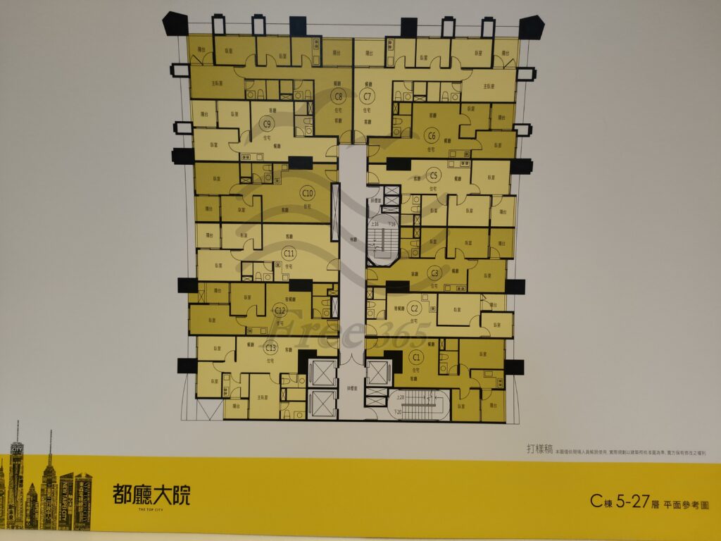 C棟平面圖
