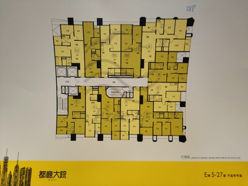 E棟平面圖