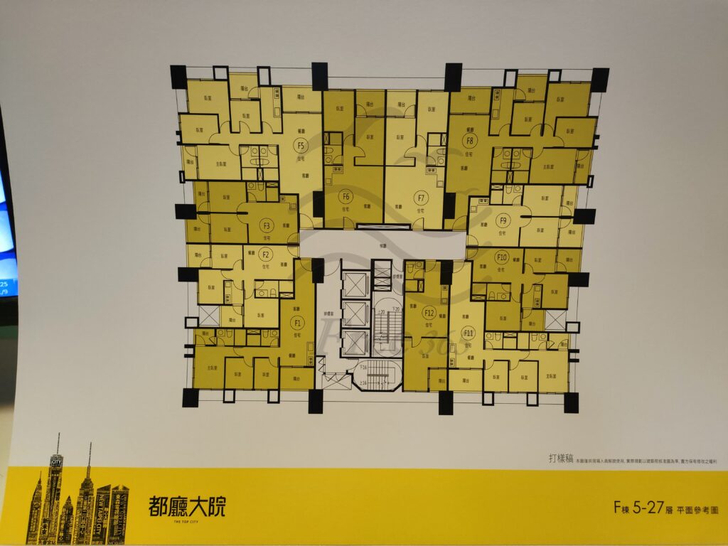 F棟平面圖