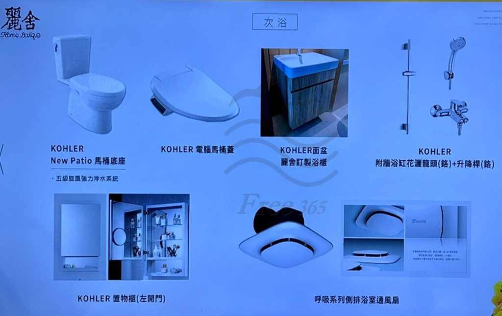 次臥衛浴備配